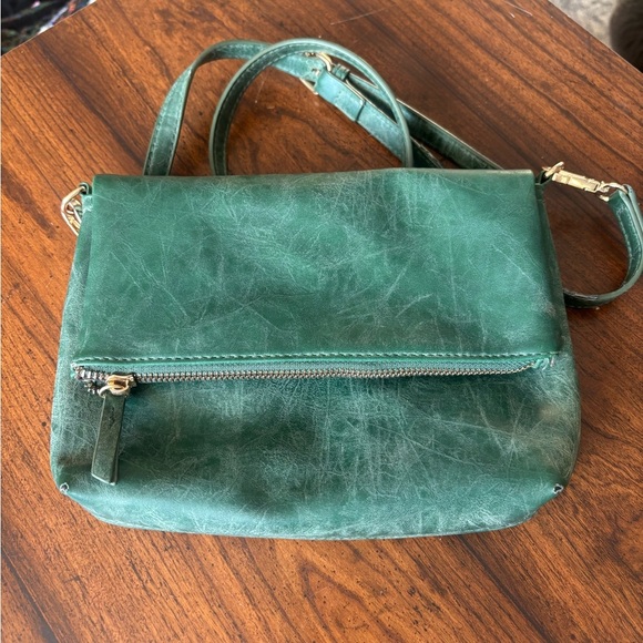 Handbags - Elegant Green Leather Feminine Avant Garde Cutesy Girly Bohemian Crossbody Bag
